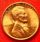 1941-S Lincoln Wheat Cent Penny GEM RED BU From an Original Bank Roll