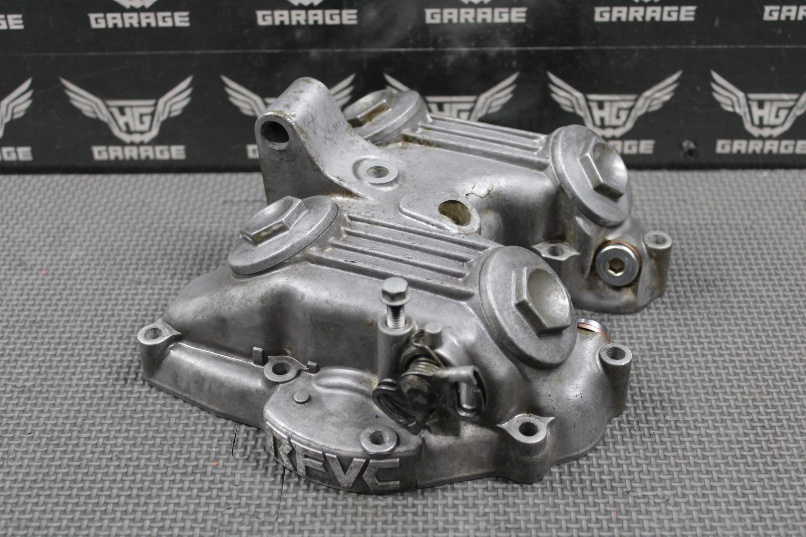 1991 HONDA 88-95 XR250R OEM CYLINDER HEAD VALVE COVER ROCKER ARMS TOP END NICE!