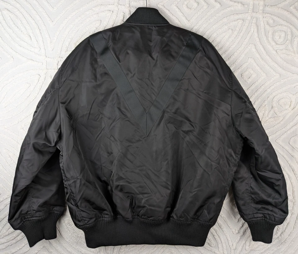 Chaqueta Bomber REEBOK X VICTORIA BECKHAM Satinada Gran Tamaño Negra Talla L Foto 4 de 4