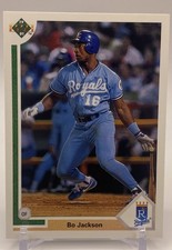 1991 Upper Deck Bo Jackson Baseball Card #545 - Kansas City Royals
