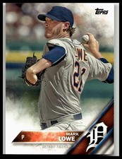2016 Topps #412 Mark Lowe Detroit Tigers