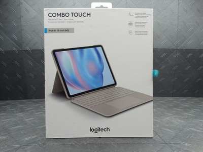 Logitech Combo Touch iPad Air 13in (M2/M3) Keyboard Case Sand | eBay