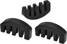 3PCS 4/4 Claw Rubber Mute Violin Practice Mute Silencer with 5 Prongs for 4/4 Vi