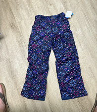 Columbia Bugaboo Girls Snow Pants M Geometric Waterproof Insulated Purple