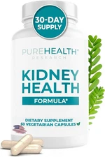 PUREHEALTH RESEARCH Kidney Health Formula - Complete Kidney Cleanse Solution fro