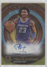 2022-23 Bowman Inception University Gold Foil V1 13/50 Trey Alexander Auto 1by6