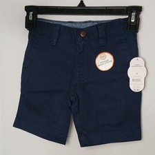 Wonder Nation Stretch Adjustable Waist School Uniform Shorts Blue Size 4
