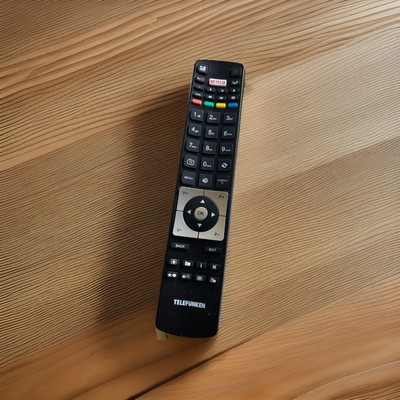 Original Fernbedienung Telefunken Mit Netflix . Smart Tv DVD.
