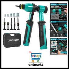 LIBRATON Nietmutternzange, Nietmutternzange Set, Profi Nietmutternratsche, Ni...