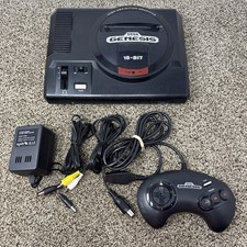 Sega Genesis Model 1601 Gen 1 Console System Bundle - Tested and Works