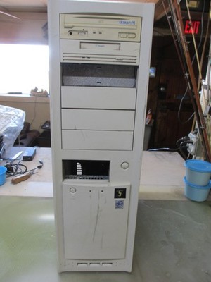 vintage Dual Slot 1 ISA server Motherboard + 1x Pentium III 500MHz + 512MB scsi