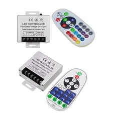 DC 12V-24V 36A LED Lights Controller 24Key Remote Controller for 3528 5050 5630