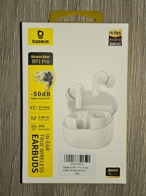 Baseus Bass BP1 Pro In-Ear Earbuds - Ohrhörer - Weiss / White (A02)