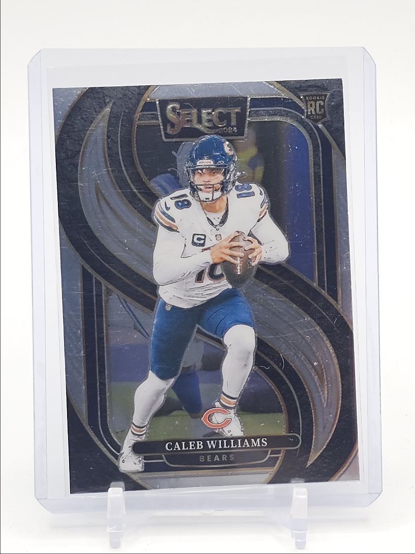CALEB WILLIAMS 2024 SELECT PREMIER LEVEL ROOKIE FOOTBALL BEARS RC Q2897