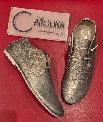 Donna Carolina Slipper Silber/Taupe Metallic UVP 159,95
