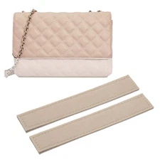 7 x 1.2 Inch Base Shaper, 2 Pcs Purse Organizer Insert for Tote Bag, Beige