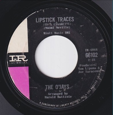 The O'JAYS * Lipstick Traces * 1965 NORTHERN SOUL 45 * Listen!