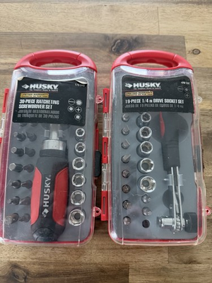 #ad #ad three Husky tool sets $20.00