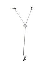 Adjustable Chain Collar with 3 Clamps – Black & Silver – Gothic Punk Fashion  