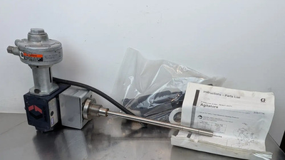 #ad Graco 236661 Heavy Duty S S Pressure Tank Agitator 1 2HP 15quot; 3000 RPM Gear Reduc $1428.14
