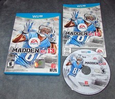 Madden NFL 13 for Nintendo Wii U Fast Shipping