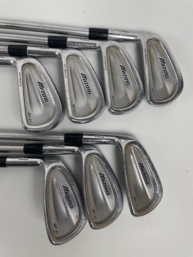 Mizuno MP-57 Linkshänder Eisensatz 4-PW Custom Extra Stiff Shafts Rusty Heads