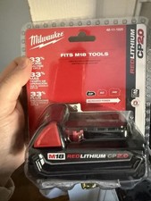  1 New GENUINE In Package Milwaukee Battery 48-11-1820 2.0 AH M18 18 Volt 18V