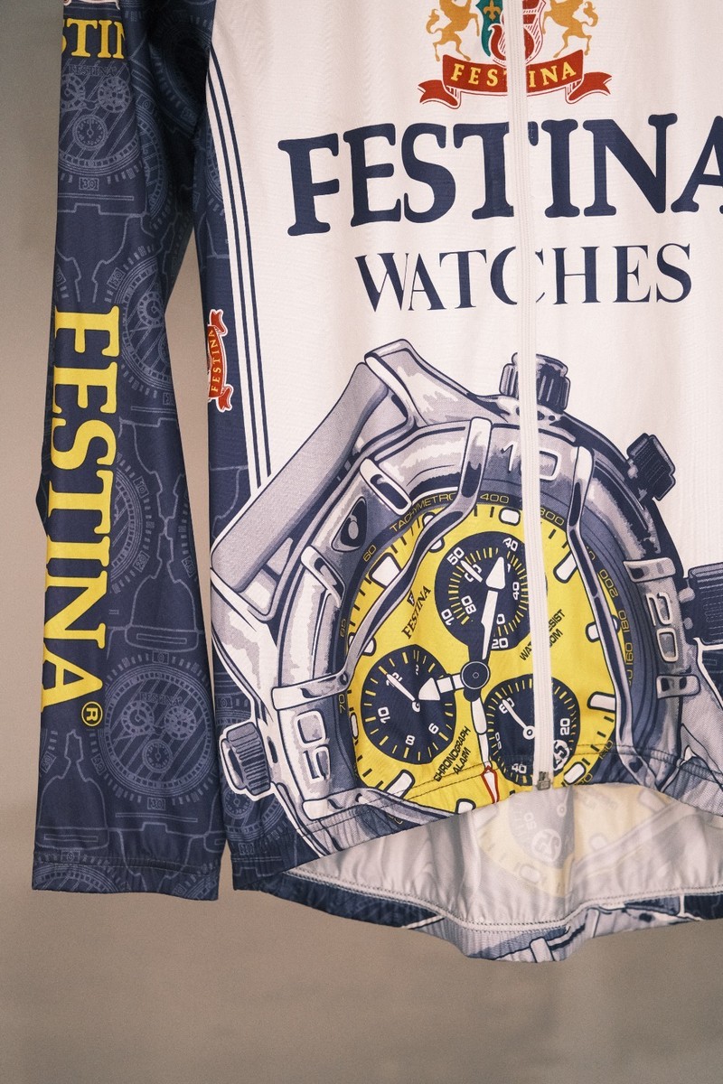 MAILLOT CYCLISTE FESTINA PEUGEOT Sibille France 1995 Jersey 283209377052