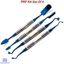 Cirugía Quirúrgica Compactador Portador Implante Dental PRF Juego de 4 Instrumentos Kit