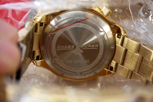 Chase Dürer 46 mm Air Fighter Schweizer Quarz Chrono Armbanduhr mit Displaybox - Bild 5 von 9
