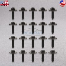 M6-1.0 X 20mm Flanged Button Head Socket Cap Screw Bolts, Allen Socket Drive 20x