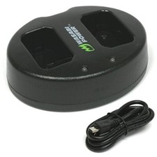 Wasabi Power Dual USB Battery Charger for Sony NP-FW50