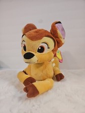 Bambi Authentic Original Disney Store Exclusive with Butterfly on Tail 12" Plush