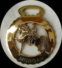 MORGAN  - NEW - Superior quality horse brass    (N6930)