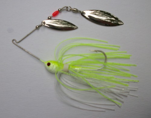 Molix Fs Spinner Dw 1/2 Oz. With The. White Chartreuse Heritage - Foto 11