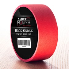 Bookbinding Tape by Gaffer Power, Red Cloth Book Repair Tape, 2" X 15 Yards
