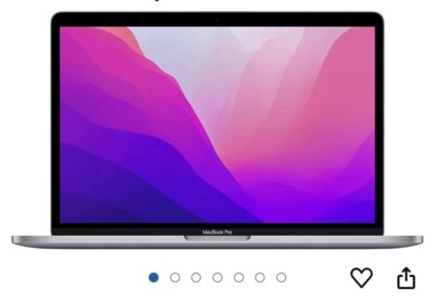 Apple MacBook Pro 2022 13-Inch Retina Display M2 Chip 8GB RAM 256GB SSD