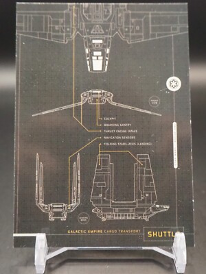 Shuttle Star Wars Rogue One 2016 Topps Blueprint Trading Cards C240