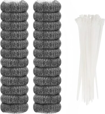 #ad 24Pcs Washing Machine Lint Traps with Cable Ties Drain Hose Screen Filters USA $12.49