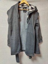 Urban Diva Size 18 Grey Coat Jacket Belted Removable Hood