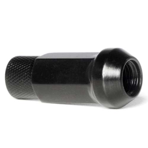 Forged Steel Extended Closed End Hex Lug Nut for Aftermarket Wheels: 12X1.5 Blac - Picture 5 of 7
