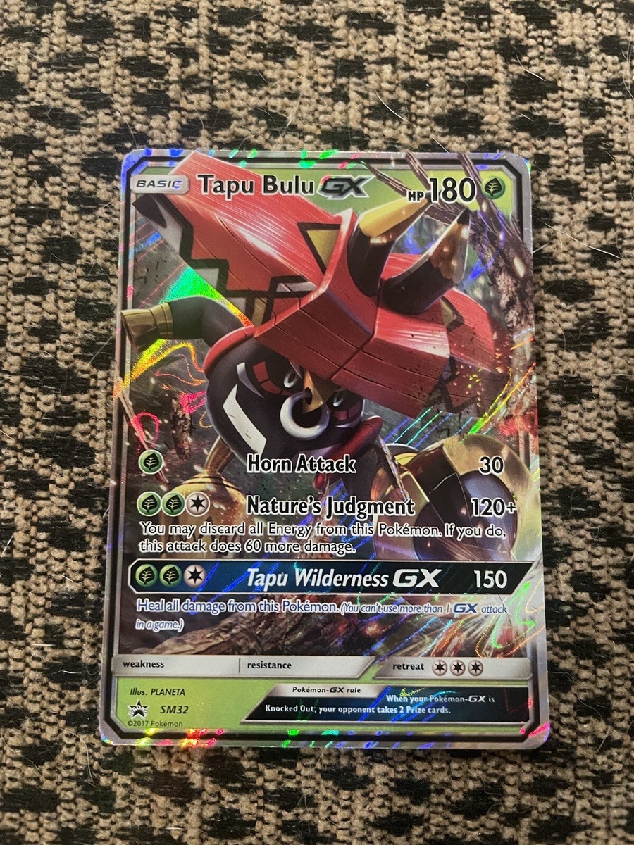 Pokémon TCG Tapu Bulu-GX SM Black Star Promo SM32 Promo