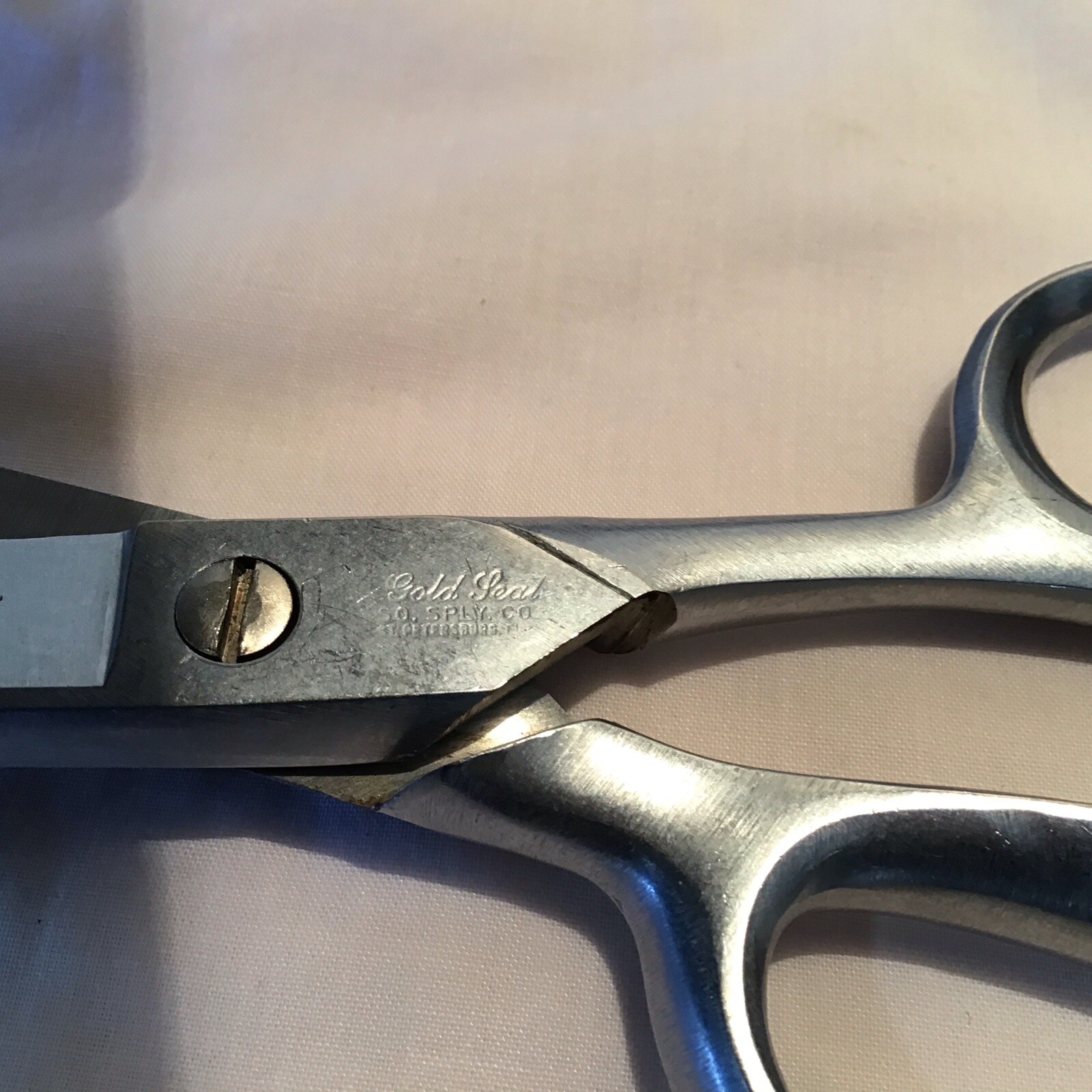 Vintage Gold Seal Heavy Duty Straight Utility Trimmers Shears Scissors