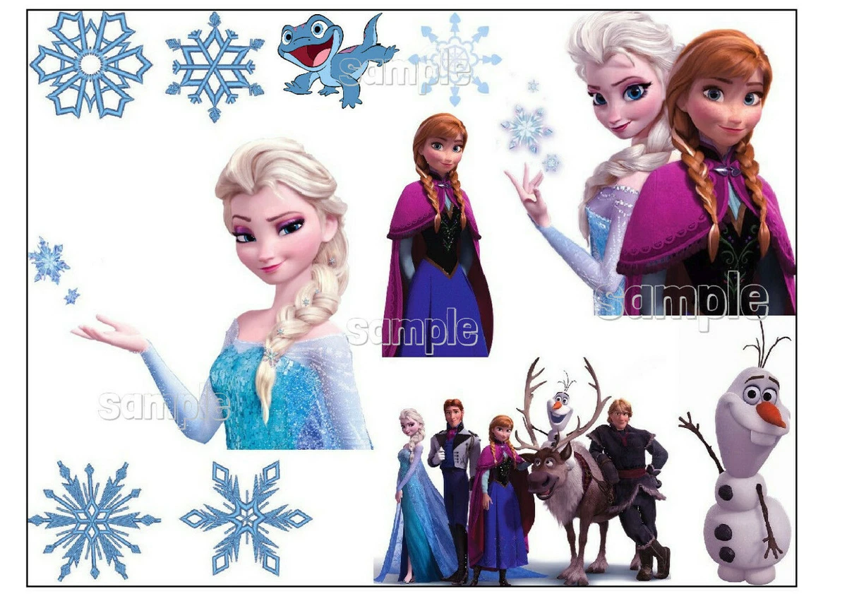Frozen Edible Cake Topper