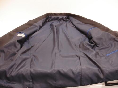 Mens 40R Kenneth Cole Reaction Evening Jacket Smoking 1-Button Blue Shawl Collar - Picture 15 of 15