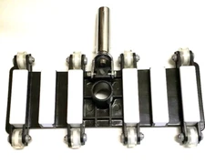 Professional 14" Pool Man Vacuum w/ Swivel Handle & Ball Bearing Poly Wheels