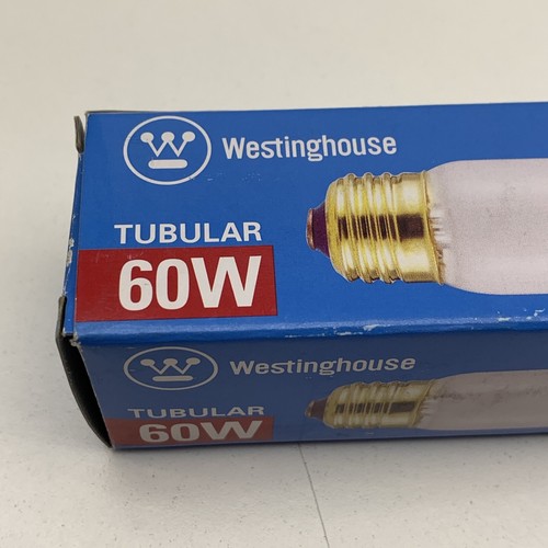 (10-Pack) Westinghouse 60T10/F/VR/130 Tubular 60W Cabinet Lamp Light Bulb, 130V - Picture 2 of 11