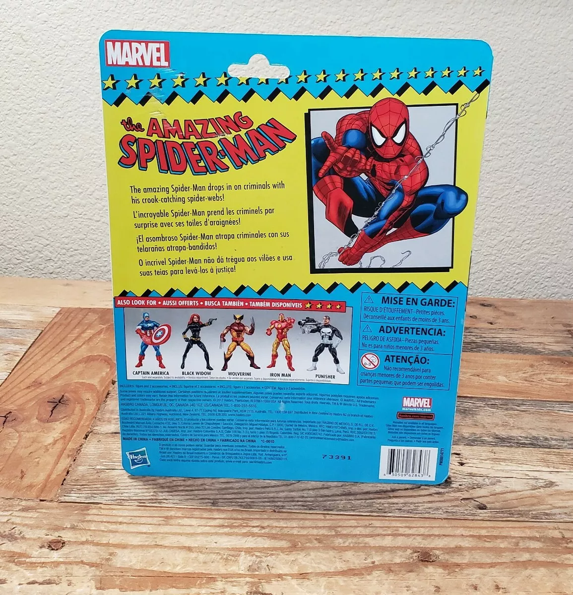 Marvel Legends Retro Vintage Spider Man Pizza 6