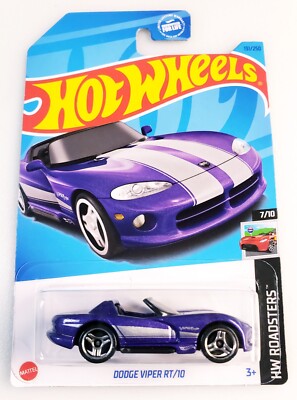 2023 Hot Wheels Purple Dodge Viper RT/10 131/250 HW Roadsters 7/10
