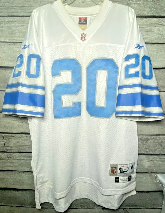 Camiseta deportiva retro Reebok 1996 Barry Sanders Detroit Lions * XLarge RARA visitante * Foto 2 de 4